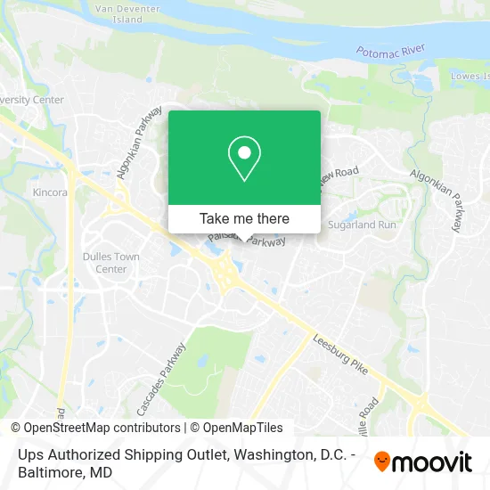 Ups Authorized Shipping Outlet map