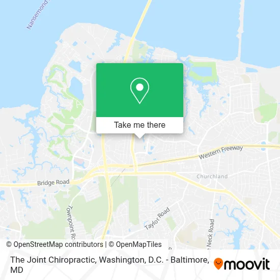 The Joint Chiropractic map