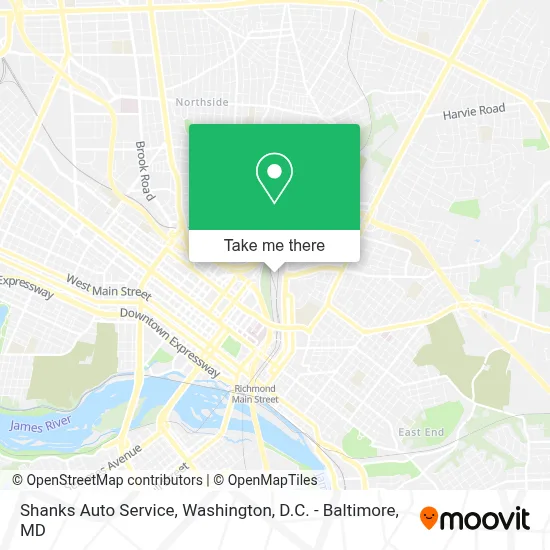 Shanks Auto Service map