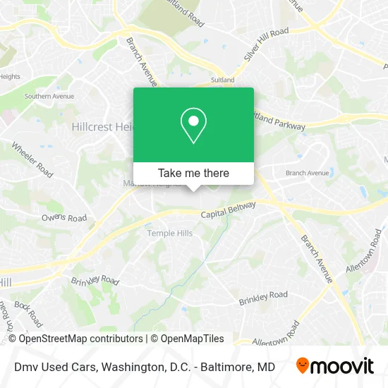 Dmv Used Cars map