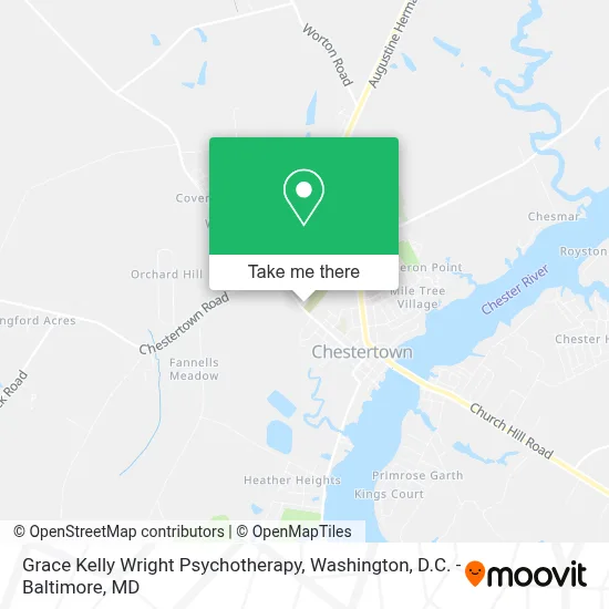 Grace Kelly Wright Psychotherapy map