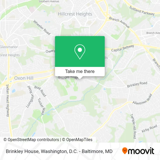 Brinkley House map