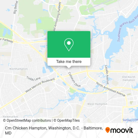 Cm Chicken Hampton map