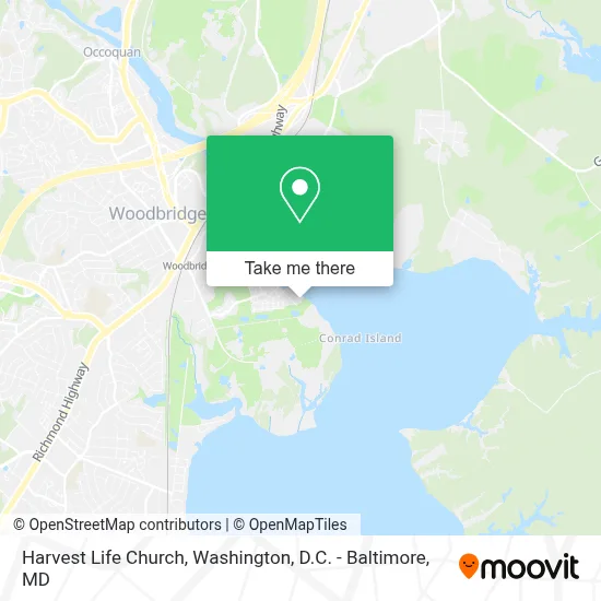 Harvest Life Church map