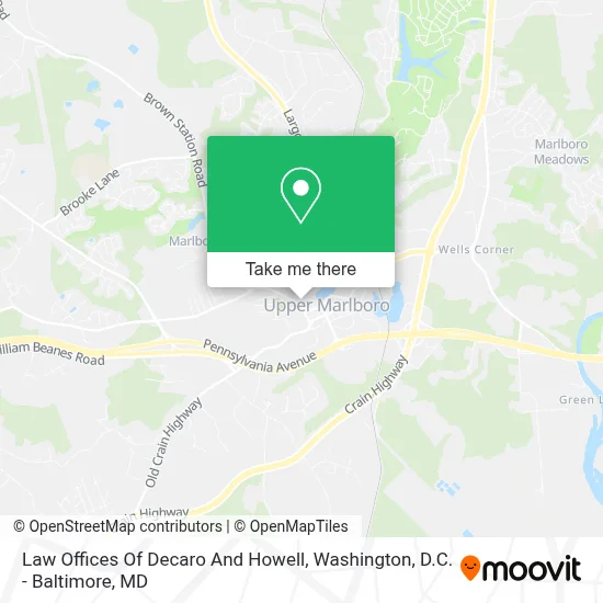 Law Offices Of Decaro And Howell map