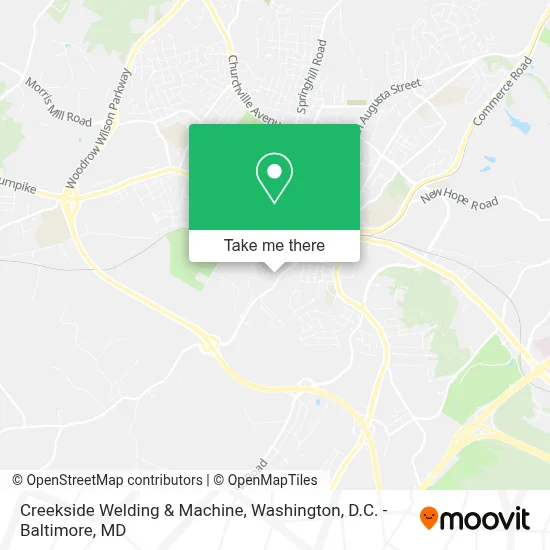 Creekside Welding & Machine map