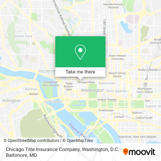 Chicago Title Insurance Company map