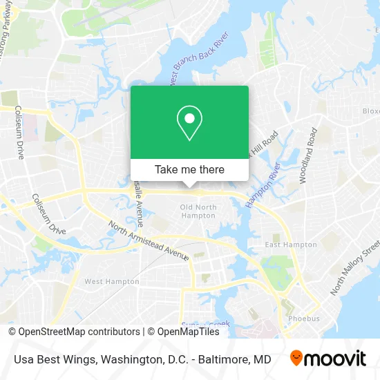 Usa Best Wings map