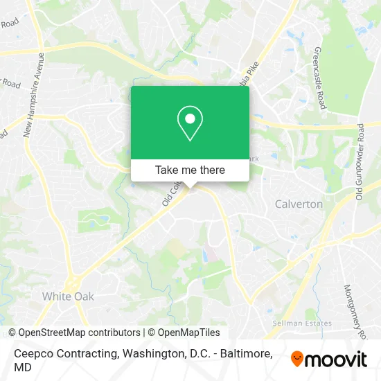 Ceepco Contracting map