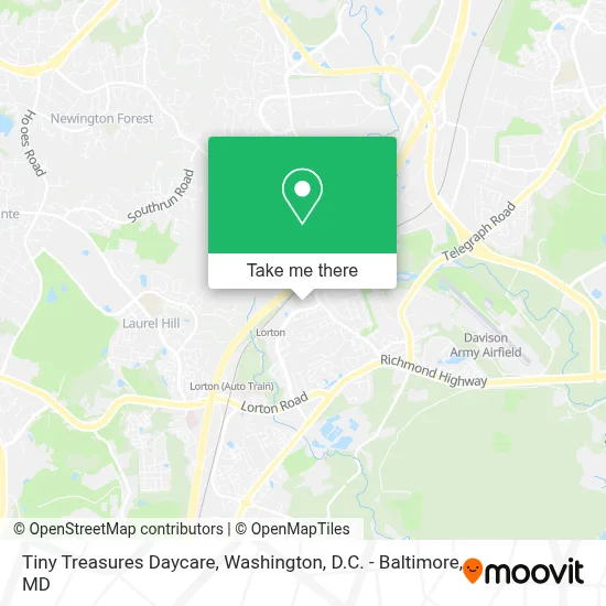 Tiny Treasures Daycare map