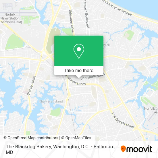 The Blackdog Bakery map