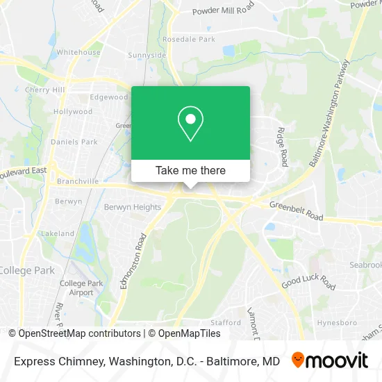 Express Chimney map