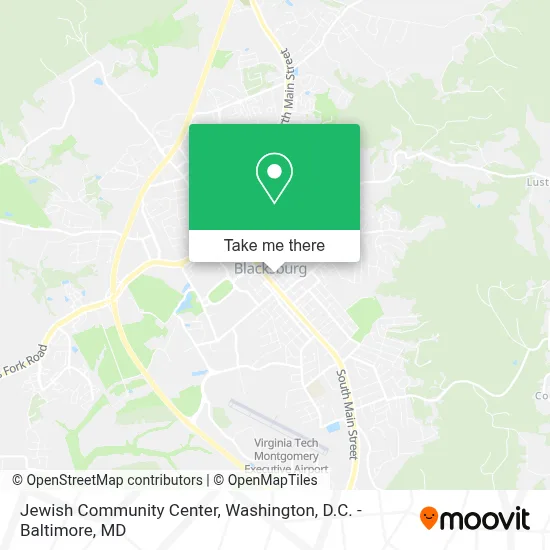 Jewish Community Center map