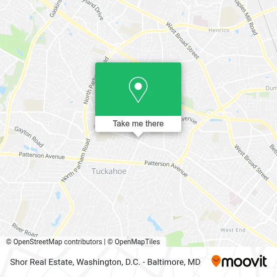Shor Real Estate map