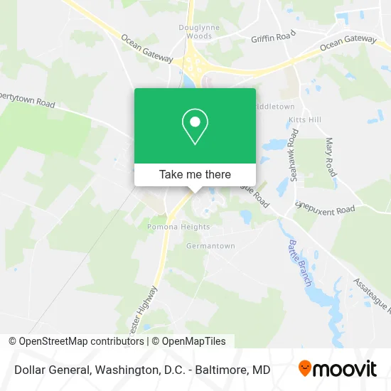 Dollar General map