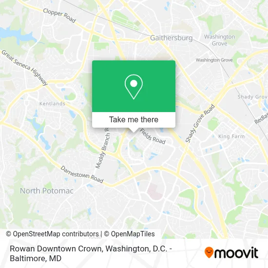 Rowan Downtown Crown map