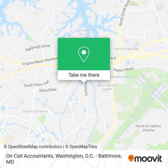 On Call Accountants map