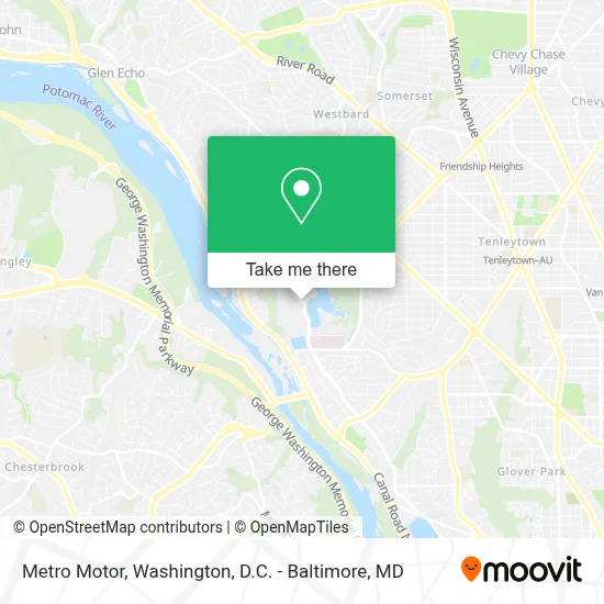 Metro Motor map