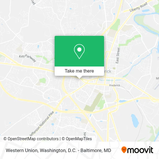 Western Union map