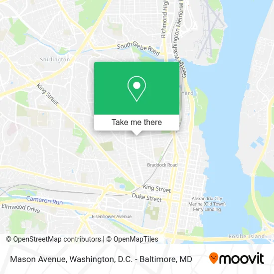 Mason Avenue map