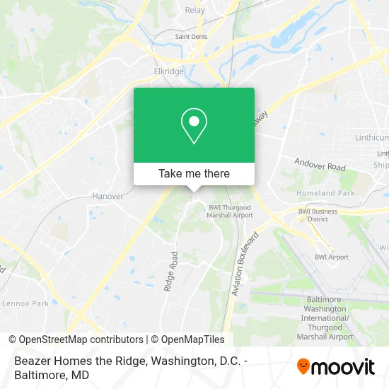 Beazer Homes the Ridge map