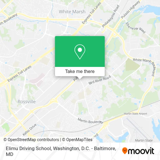 Elimu Driving School map