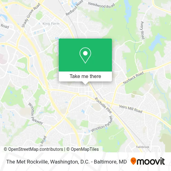 The Met Rockville map