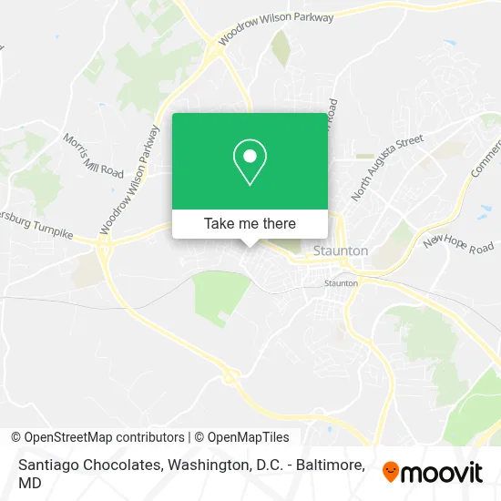 Santiago Chocolates map
