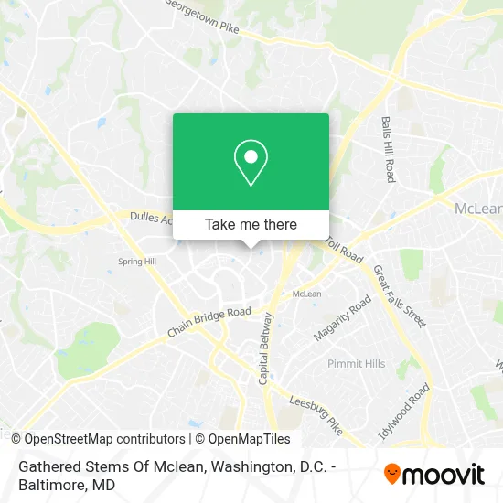 Gathered Stems Of Mclean map