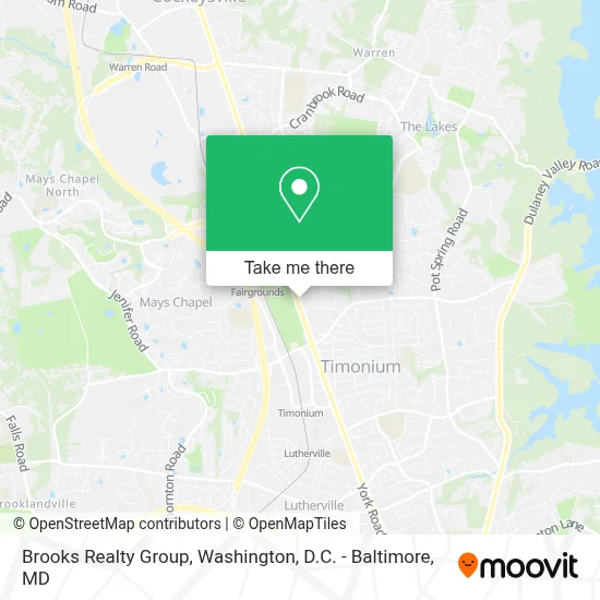 Brooks Realty Group map