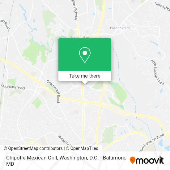 Chipotle Mexican Grill map