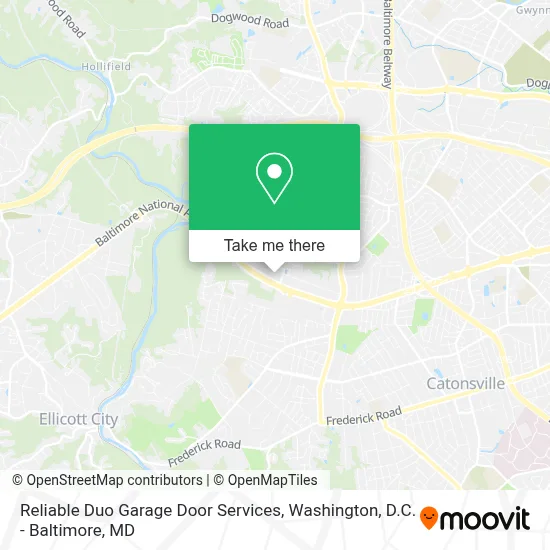 Reliable Duo Garage Door Services map