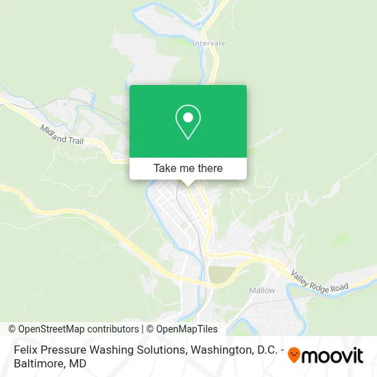 Felix Pressure Washing Solutions map