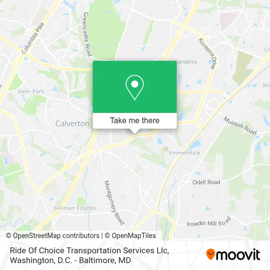 Ride Of Choice Transportation Services Llc map
