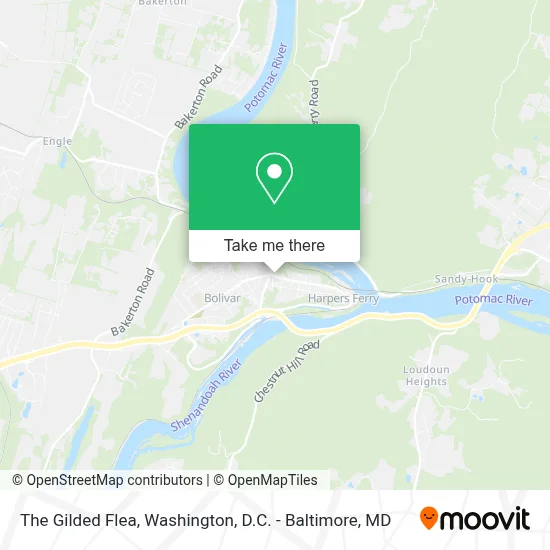 The Gilded Flea map