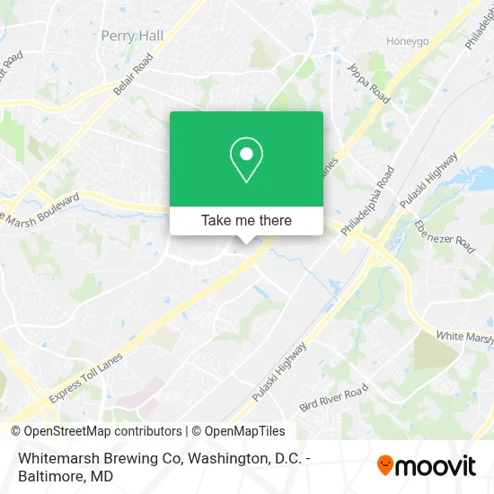 Whitemarsh Brewing Co map
