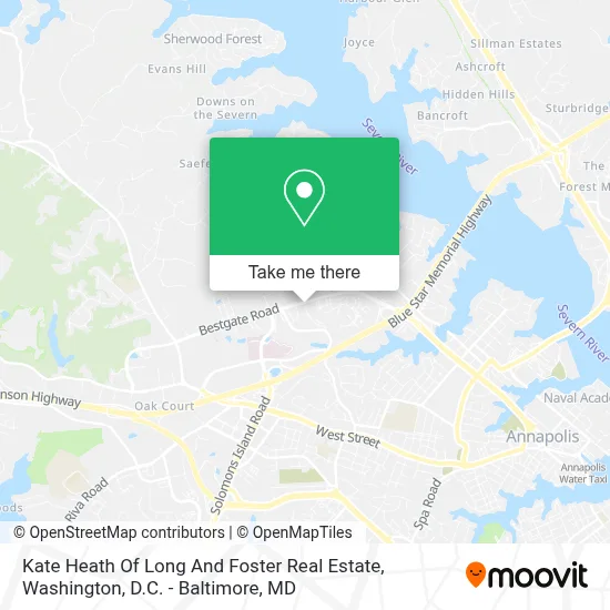 Kate Heath Of Long And Foster Real Estate map