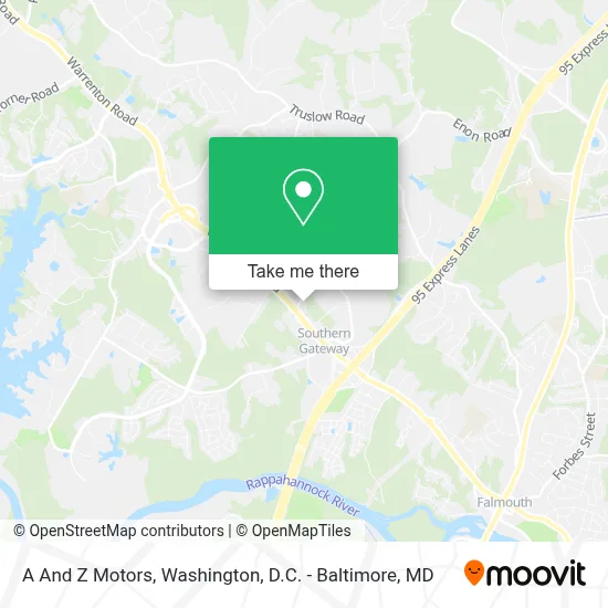 A And Z Motors map