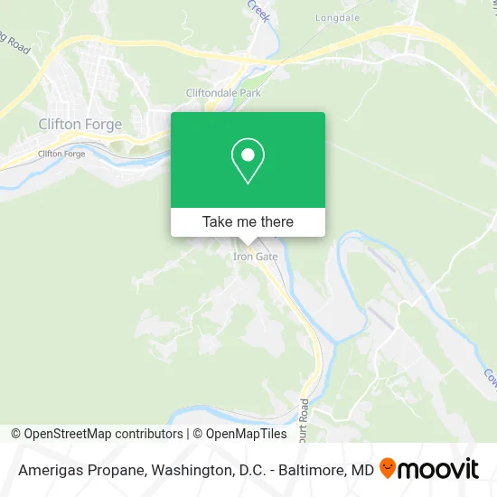 Amerigas Propane map