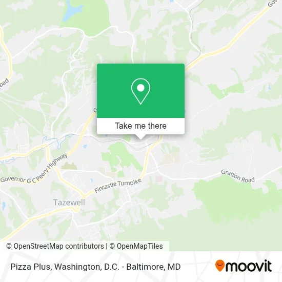 Pizza Plus map