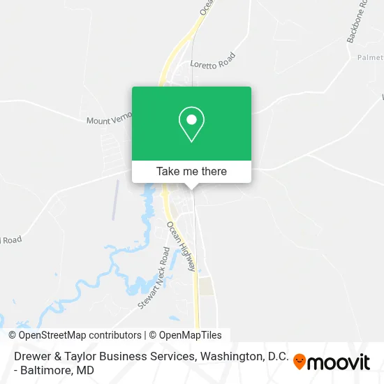 Drewer & Taylor Business Services map