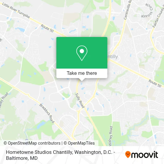Hometowne Studios Chantilly map