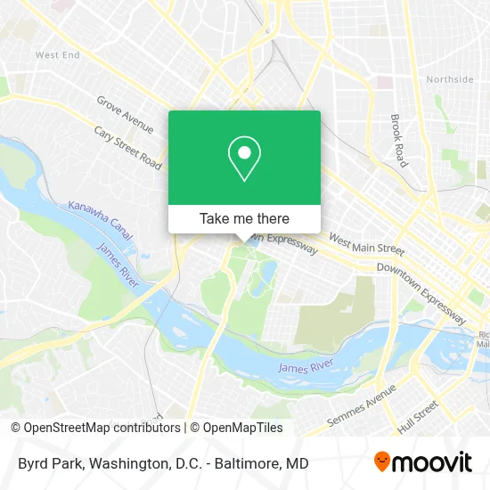 Byrd Park map