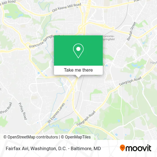Fairfax Avi map