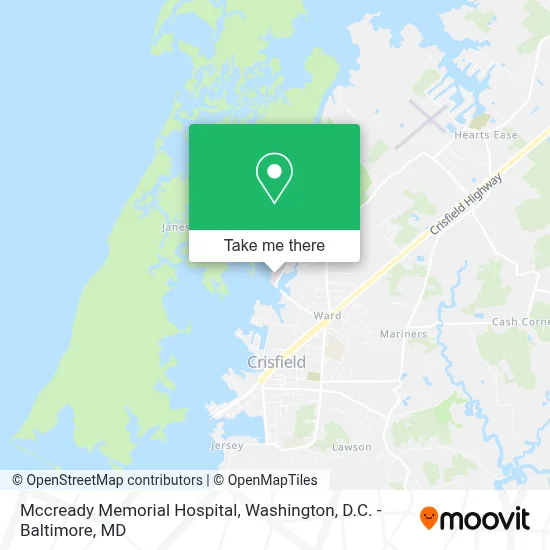Mccready Memorial Hospital map