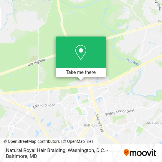 Natural Royal Hair Braiding map