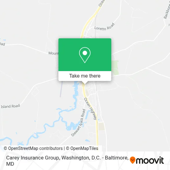 Carey Insurance Group map