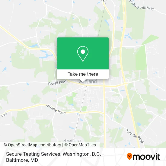 Secure Testing Services map