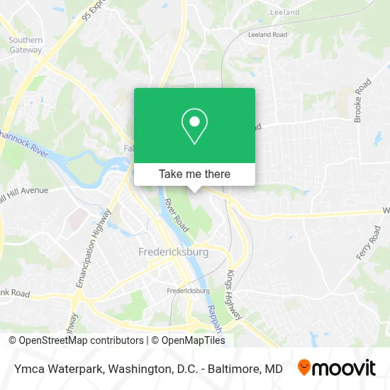 Ymca Waterpark map