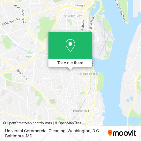 Universal Commercial Cleaning map